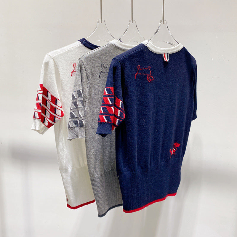 Embroidered sweater