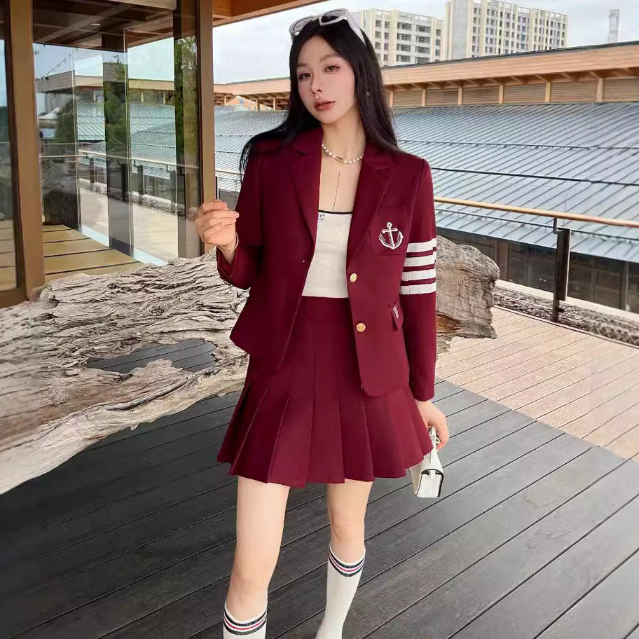 Suit jacket + skirt