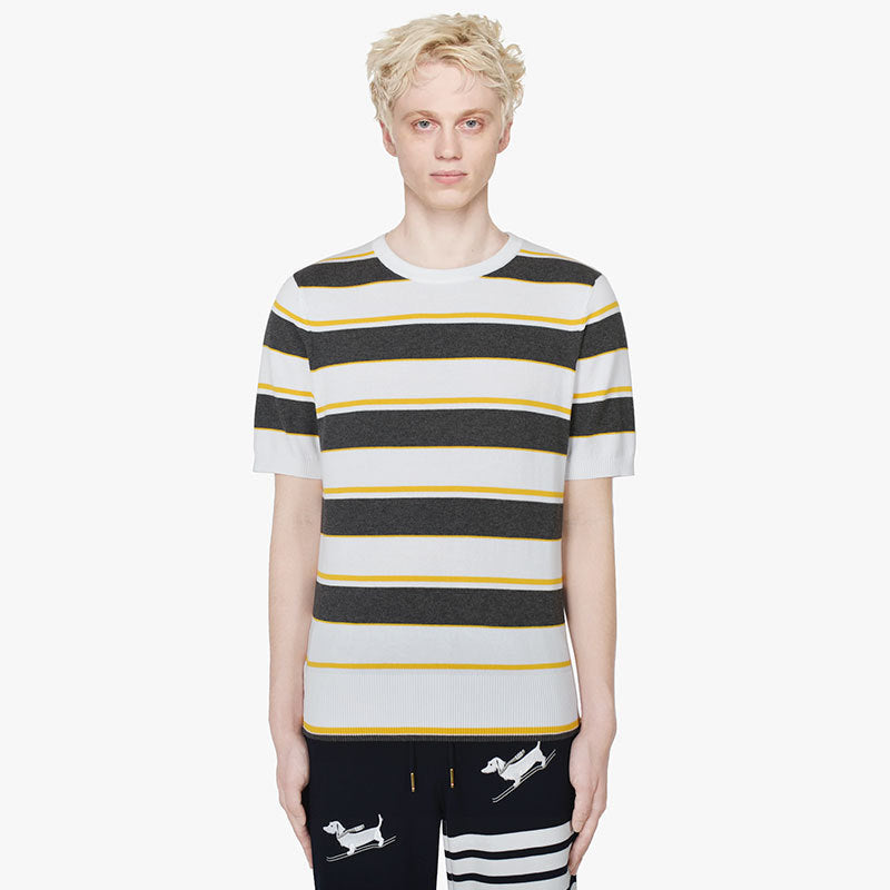 striped cotton T-shirt