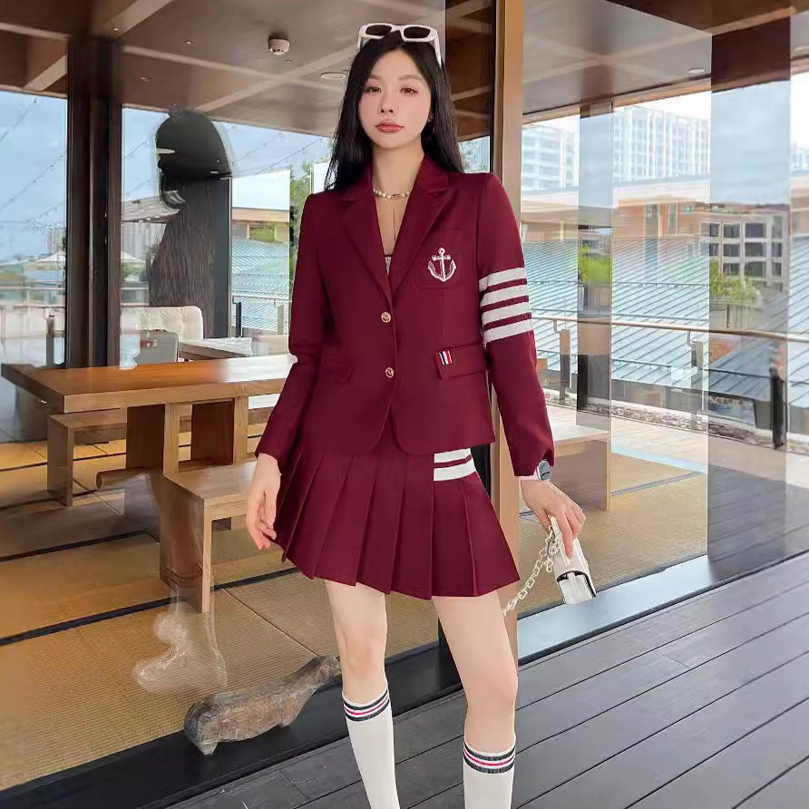 Suit jacket + skirt