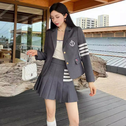 Suit jacket + skirt