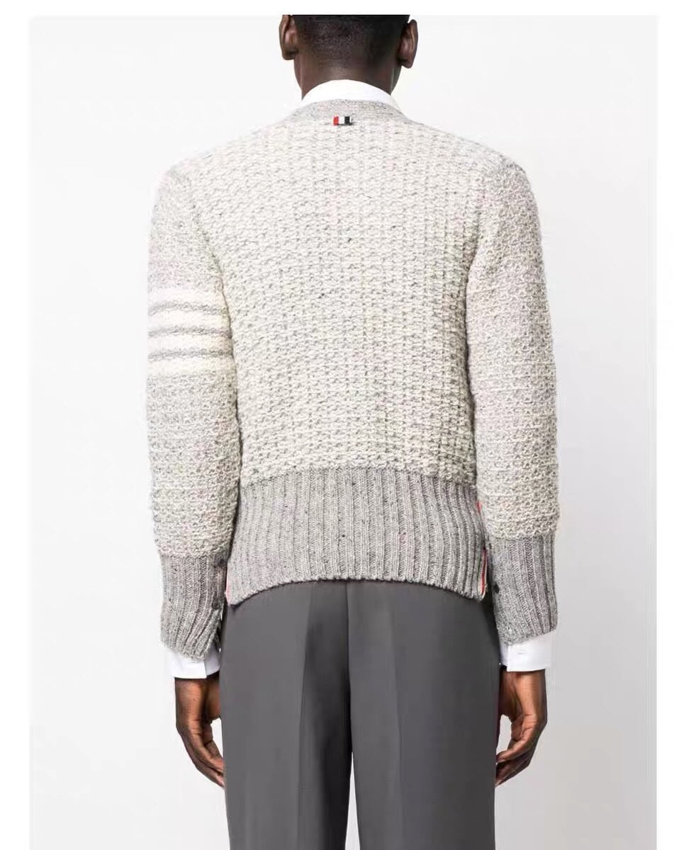Cotton wool knitted cardigan