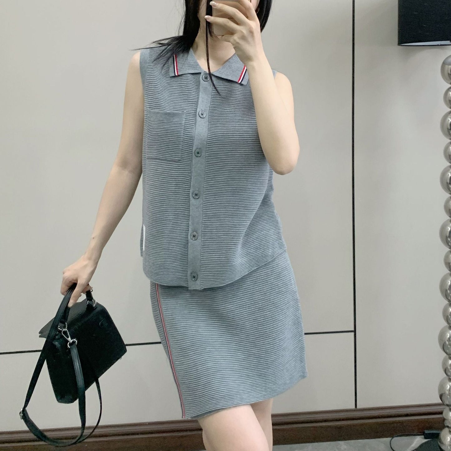 2025 Knitted skirt