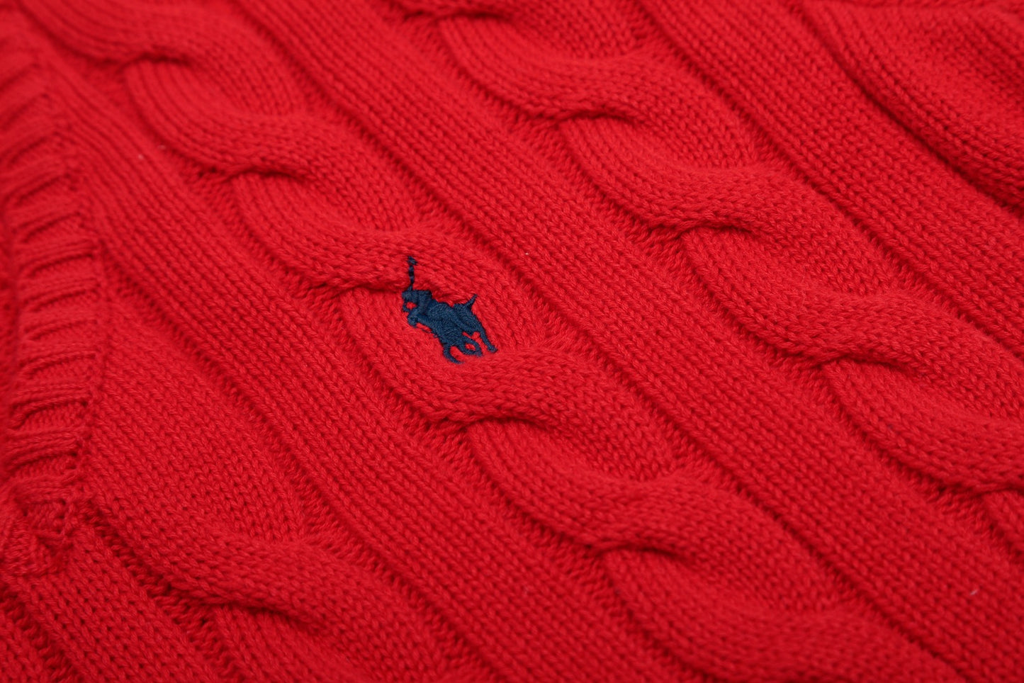 Ralph Lauren Women‘s Cable Knit Cotton Sweater