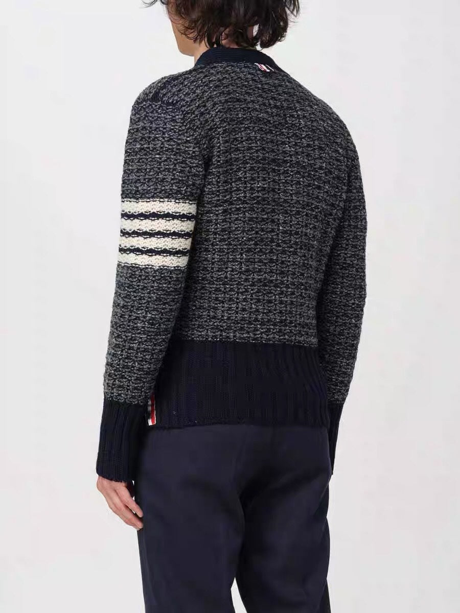 Cotton wool knitted cardigan