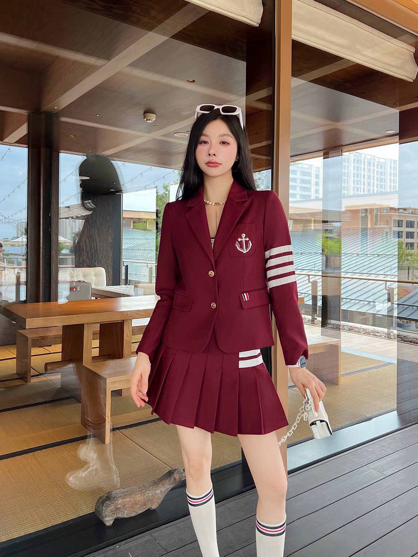Suit jacket + skirt