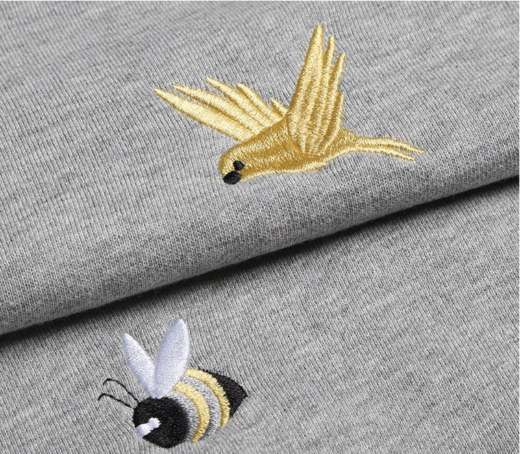 Embroidered hoodie