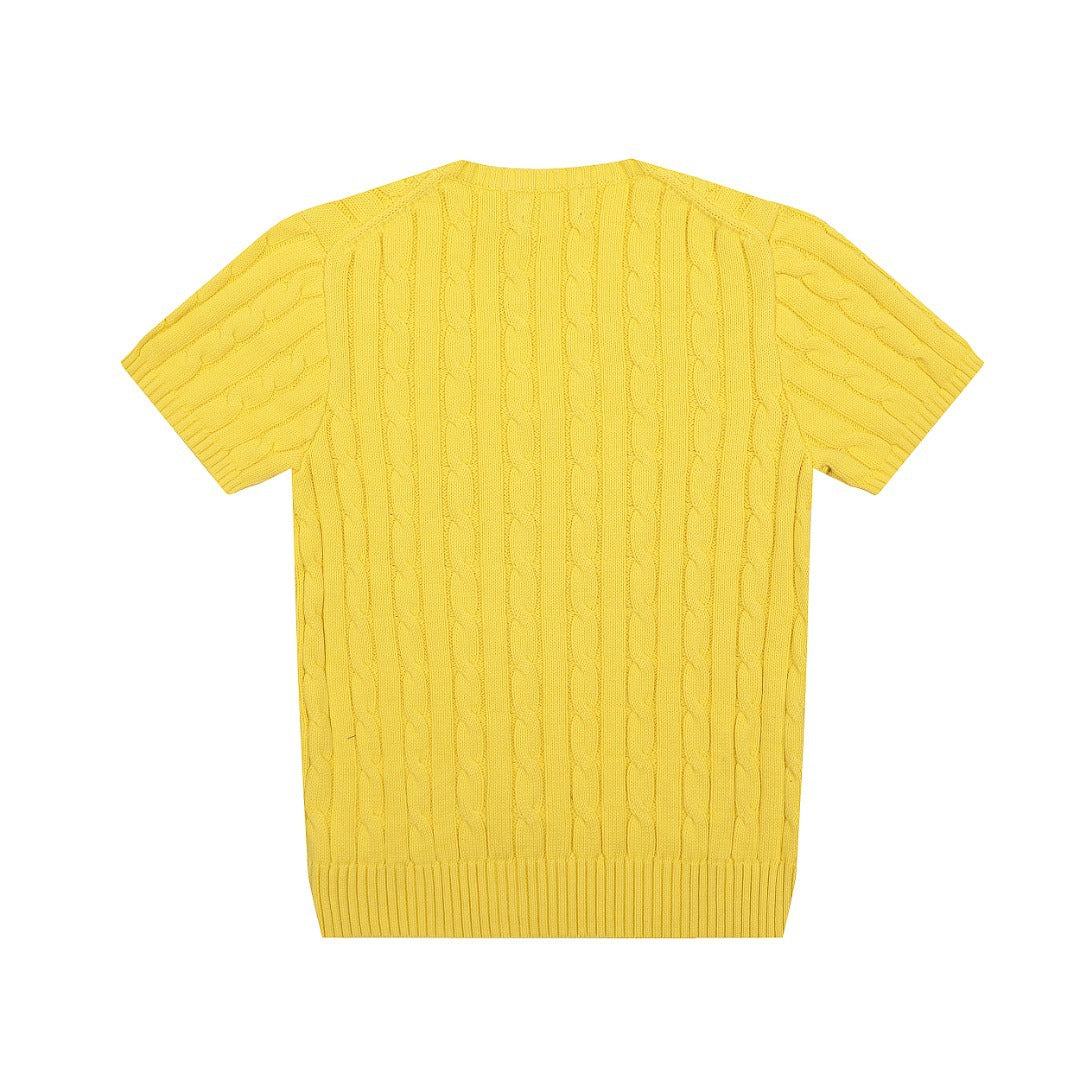 Ralph Lauren Women‘s V-neck Knit T-shirt