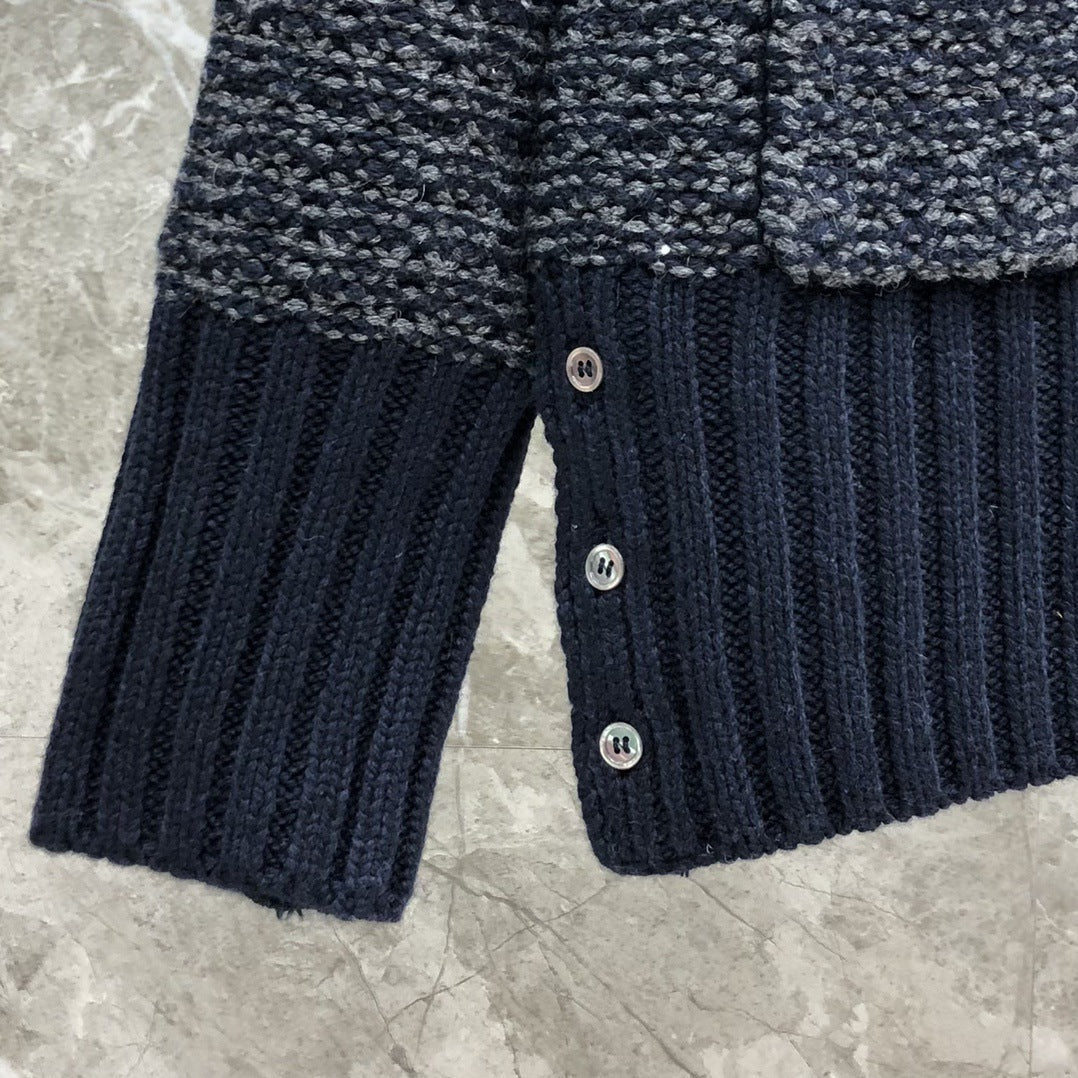 Cotton wool knitted cardigan