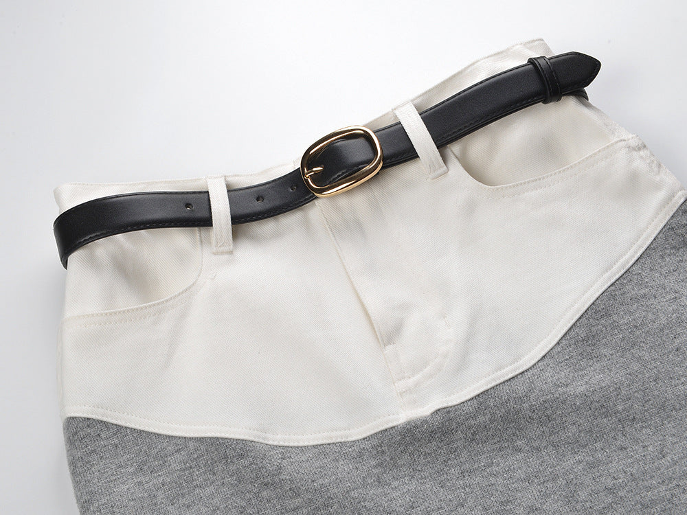 2025 SS Slim Fit Skirt