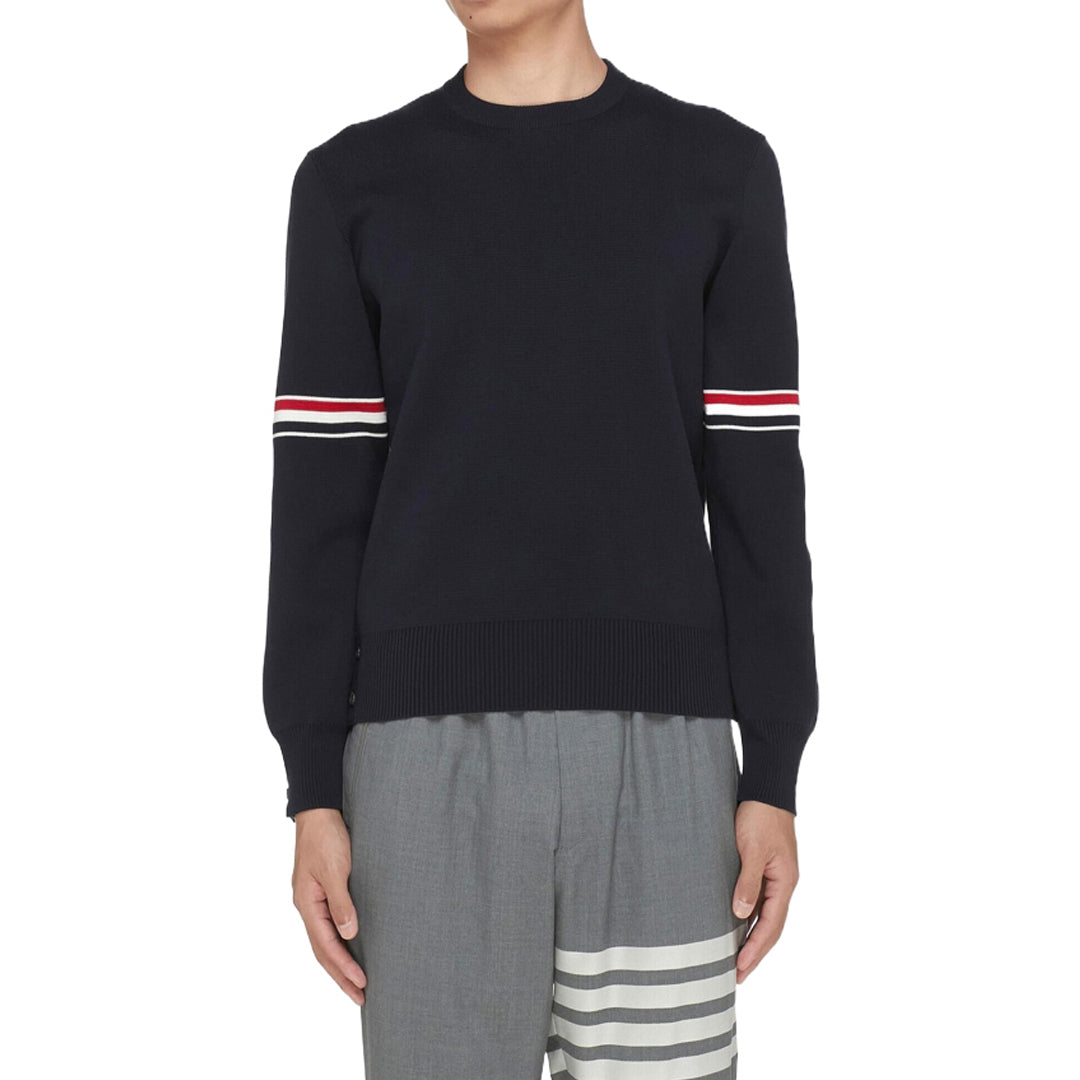 Round neck wool sweater