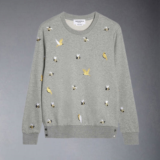 Embroidered sweatshirt