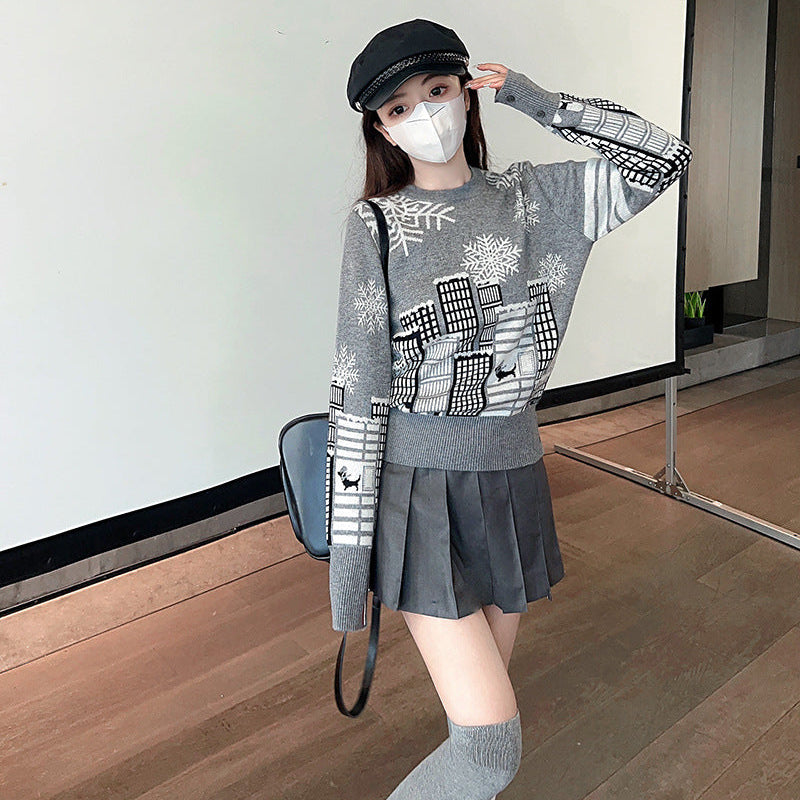 Wool knitted sweater