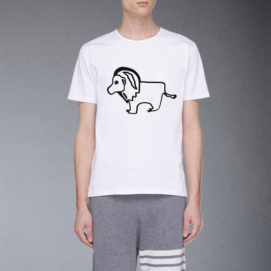 Lion print T-shirt