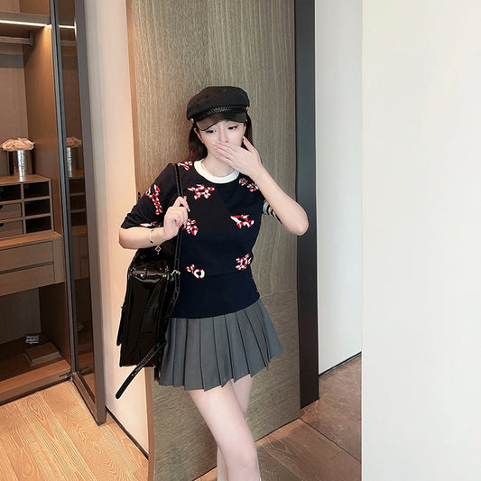 Jacquard sweater