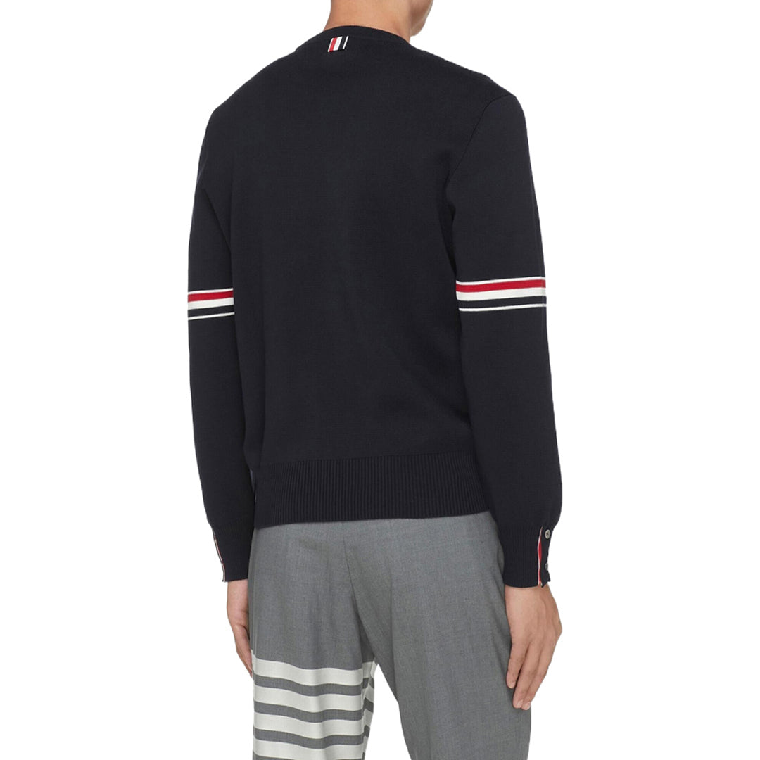 Round neck wool sweater