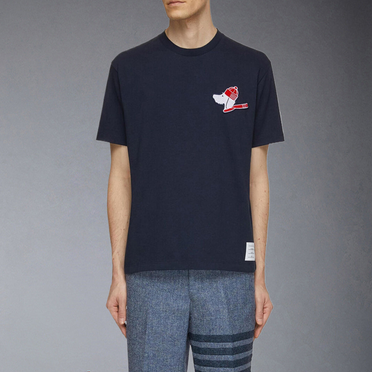 Puppy embroidery T-shirt
