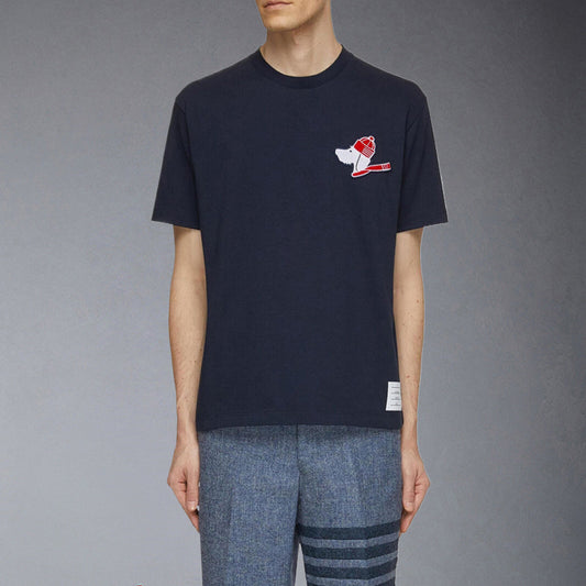 Puppy embroidery T-shirt