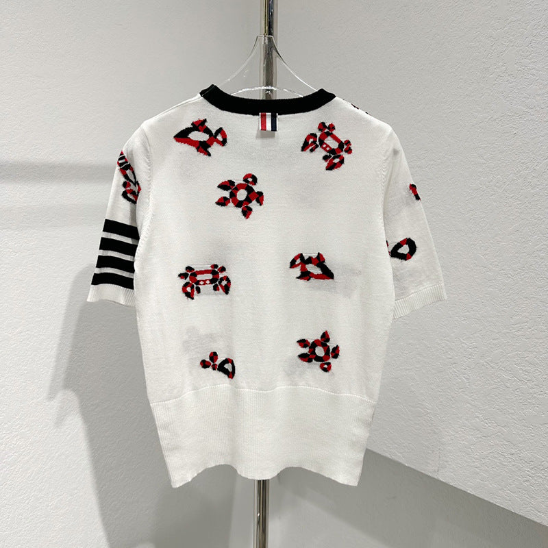 Jacquard sweater