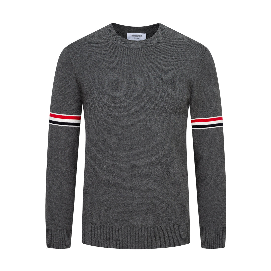 Round neck wool sweater