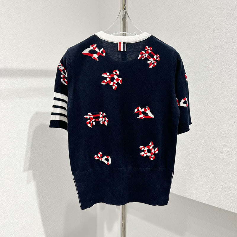 Jacquard sweater