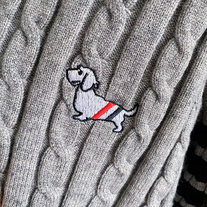 2025  Crew neck cardigan