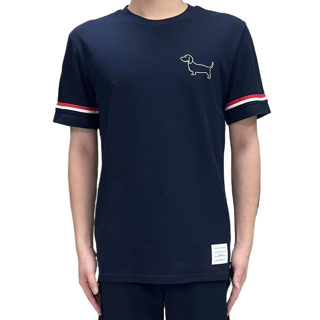 2025  Embroidered puppy T-shirt