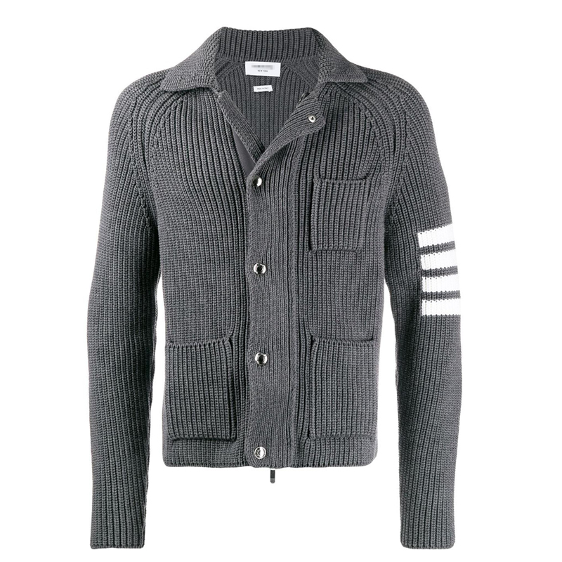 Knitted sweater coat
