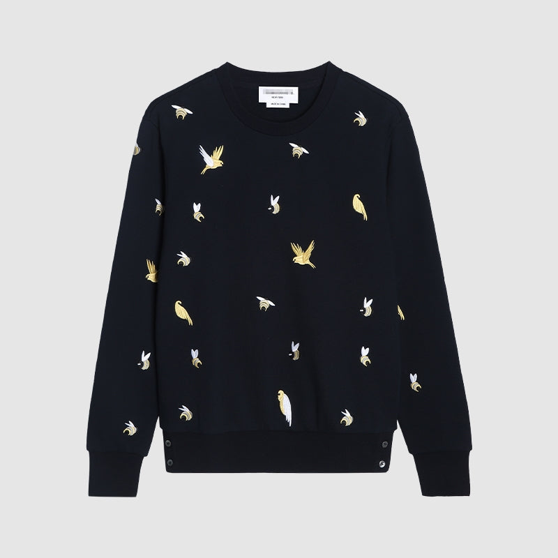 Embroidered sweatshirt