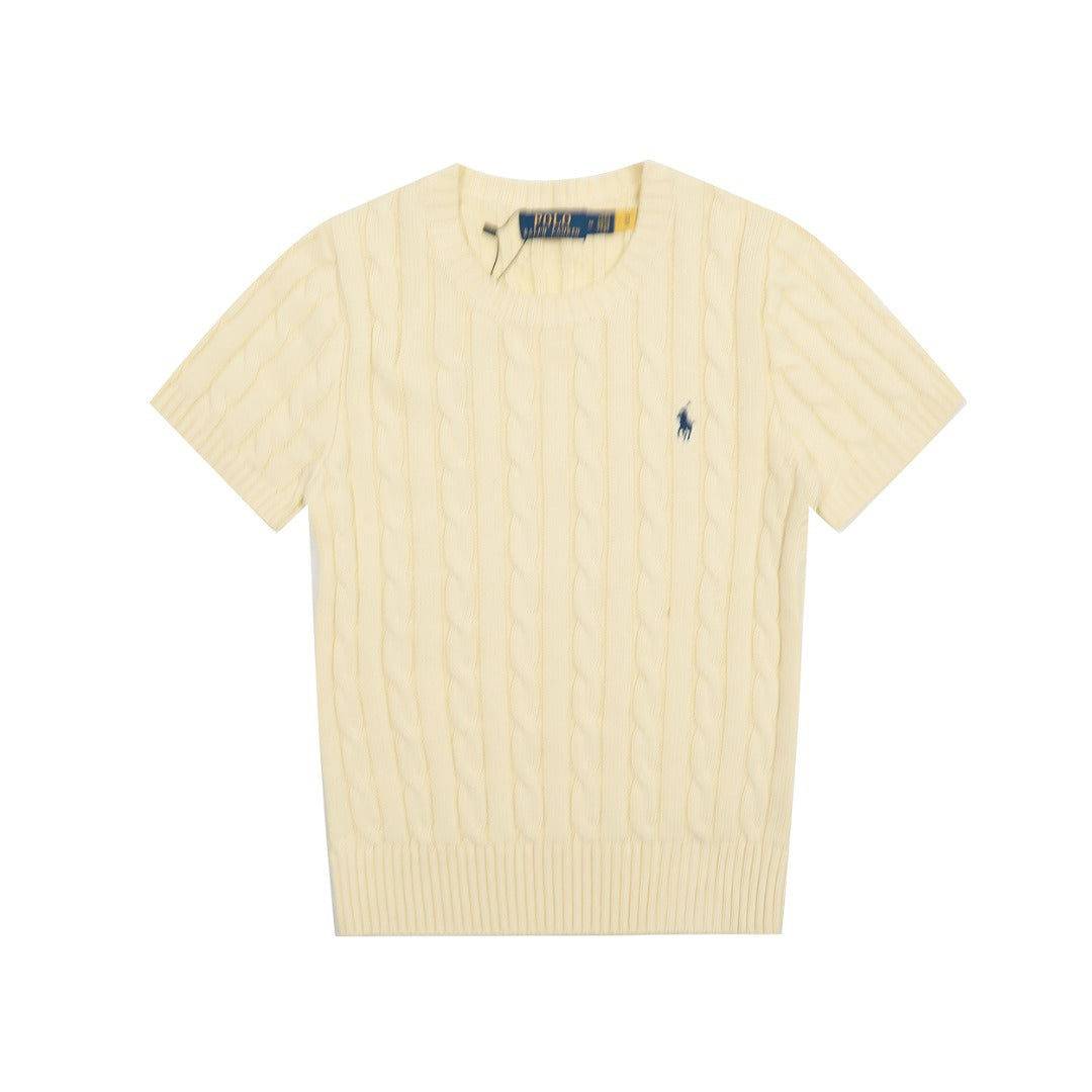Ralph Lauren Women‘s Crewneck Knit T-shirt