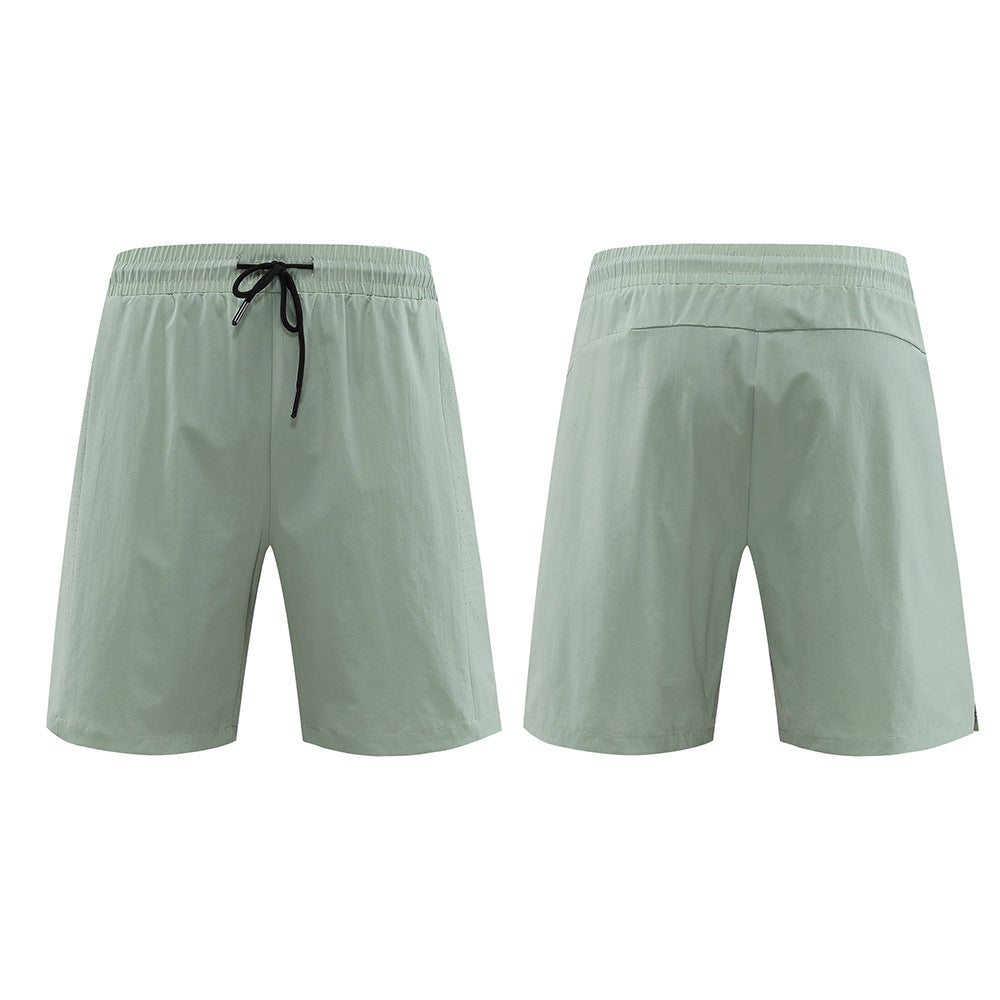 Quick-Drying Breathable Cooling Mid-thigh Shorts Black
