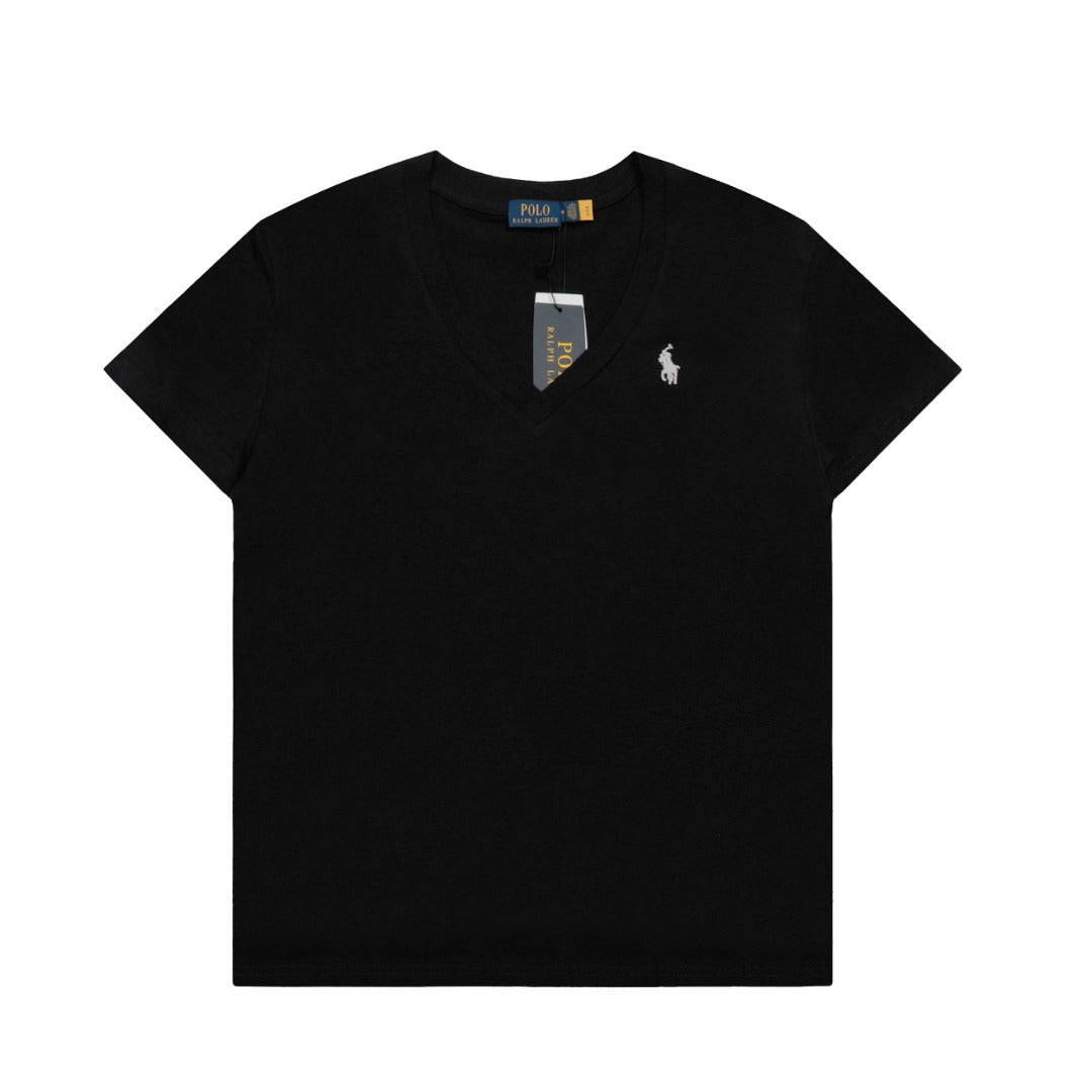 Ralph Lauren Women‘s Cotton V-neck T-shirt