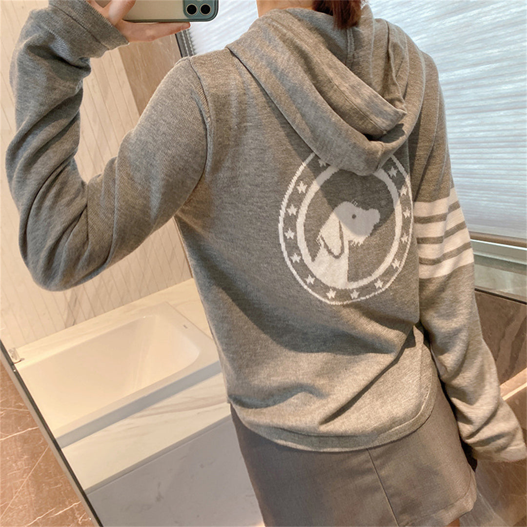2025  Knitted Hoodie