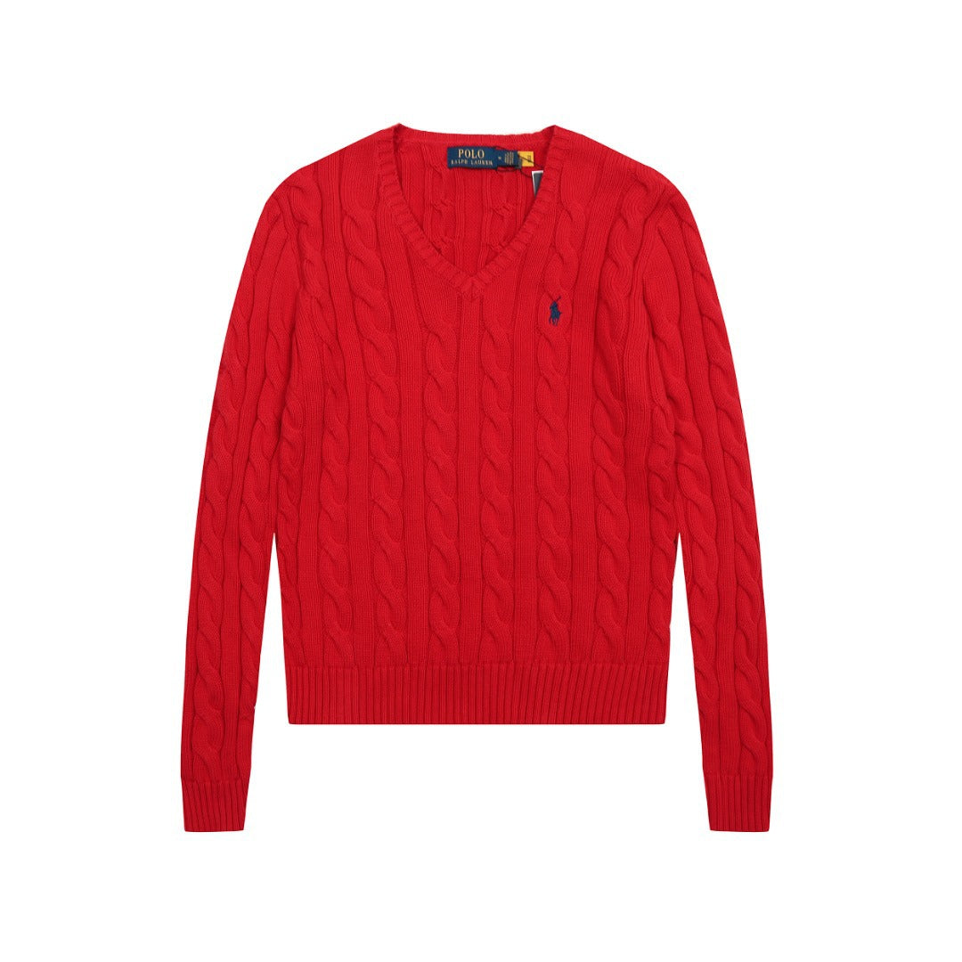 Ralph Lauren Women‘s Cable Knit Cotton Sweater